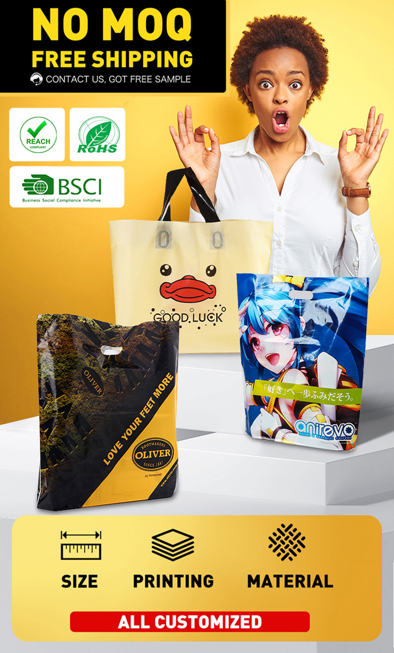 Cheap Perso<i></i>nalized Degradable Plastic Bag Plastic Drawstring Bag Eco Plastic Bag