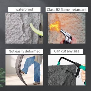 Paneles de Pared de Imitación Piedra Impermeables, Diseño Clásico de Ladrillo 3D y Roca de Hongo para Decoración de Exteriores y Aplicaciones en Hoteles - Product Image 6