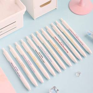 12 stylos à bille rétractables avec versets bibliques, encre colorée 1,0 mm, pour journalisation, papeterie religieuse chrétienne, cadeau - Product Image 4