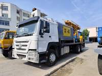 Foreuse hydraulique diesel multifonctionnelle montée sur camion pour le forage de puits miniers et d'eau