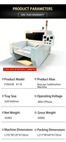 Machine de sublimation 3D K118 pour touches de clavier personnalisées