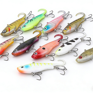 เหยื่อตก<span class=keywords><strong>ปลา</strong></span> HOWELL Soft Lead VIB ขนาด 9 ซม./16.5 กรัม และ 11 ซม./30 กรัม แบบหางงอ ตัวเบทว่ายน้ำ ตา 3 มิติ ตะขอเบ็ดสามทางคมกริบ สำหรับตก<span class=keywords><strong>ปลา</strong></span>แบส <span class=keywords><strong>ปลา</strong></span>ทะเล - Product Image 2