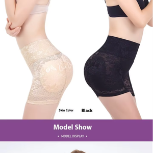 Breathable Women's <b>Hip</b> Pants with Triangle Lifting Peach Thick <b>Pads</b> False <b>Hip</b> Lace Shaped Body Lifting Underpants - Product Image 3