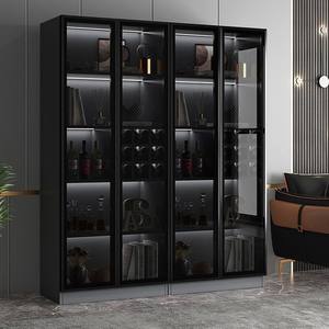 Vitrines à <span class=keywords><strong>vin</strong></span> en <span class=keywords><strong>verre</strong></span>, style moderne minimaliste, murales, pour le salon - Product Image 4