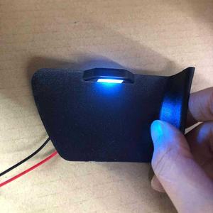 Lumière automatique adaptée à ToyotaHighlander couleur unique bleu glace poignée de <span class=keywords><strong>porte</strong></span> <span class=keywords><strong>intérieure</strong></span> lampe 6V lumière d'ambiance en aluminium - Product Image 4