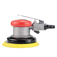 Lijadora Neumática Profesional de 5 Pulgadas y 10000 RPM de Alta Velocidad, Pulidora Orbital Aleatoria Industrial para el Cuidado de la Pintura de Automóviles 901