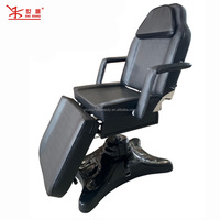 Fauteuil de pédicure hydraulique avec fonction de massage, équipement professionnel de spa pour les pieds, siège inclinable de salon de beauté avec repose-pieds