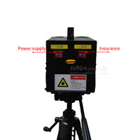 Machines laser 500W pour l'élimination d'obstacles, source de pompe personnalisée, portée de travail laser DIY 0-140 mètres, pour bois inflammable