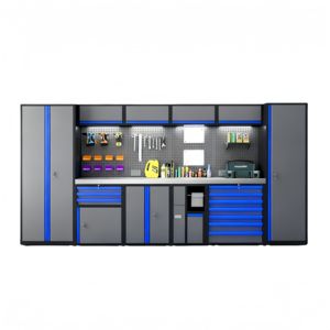 <span class=keywords><strong>ตู้</strong></span>เก็บเครื่องมือแบบรวมสำหรับโรงรถ <span class=keywords><strong>ตู้</strong></span>เครื่องมือสำหรับงานหนัก โต๊ะทำงานโลหะสำหรับโรงงาน โต๊ะเครื่องมือแบบเคลื่อนที่ รถเข็นเครื่องมือสำหรับงานเชื่อมเคลือบด้วยผง - Product Image 4