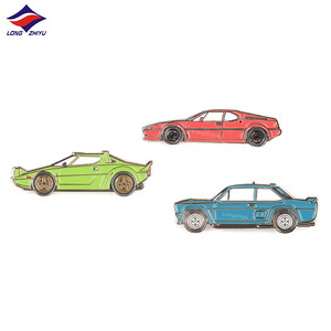 Longzhiyu Tùy Chỉnh Epoxy In Huy Hiệu Pin Với Cá Nhân Hoá Logo Khủng Long Pattern Vòng Ve Áo Pins 15 Năm Nhà Sản Xuất - Product Image 4