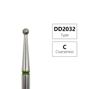 Fraise à ongles diamantée en forme de boule de 1,8 mm, fraise rotative pour cuticules de 3/32 pouces pour perceuse à ongles électrique - Product Image 3