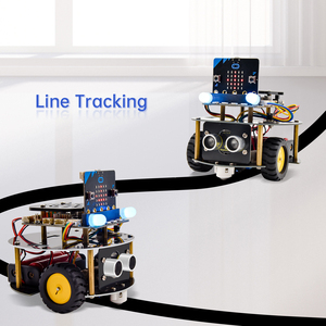 <span class=keywords><strong>Kit</strong></span> complet de voiture intelligente Micro Bit <span class=keywords><strong>Mini</strong></span> Tortoise de Keyestudio, fabriqué en usine, avec carte mère - Product Image 4