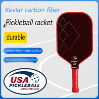 Nouvelle Arrivée 2026 Raquette de Pickleball Professionnelle Allongée T700 en Fibre de Carbone Brute avec Noyau en Mousse Hybride Kevlar