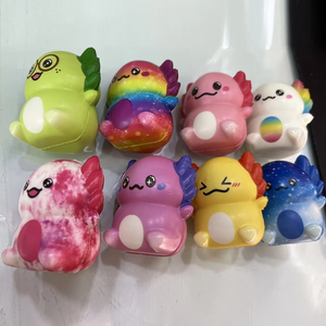 ของเล่นบอลบีบอัดโฟม PU ขนาด 2 นิ้ว รูปทรงอ็อกโซโลตล์ สีสันสดใส บรรจุในแคปซูล บีบแล้วคืนตัวช้า ช่วยคลายเครียด เหมาะสำหรับเด็กอายุ 5-7 ปี ใช้ได้ทั้งเด็กชายและเด็กหญิง - Product Image 6