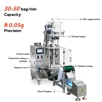 Machine d'emballage automatique de sachets à scellage arrière avec remplisseur à vis haute précision et moteur de collage pour poudre de café en stick