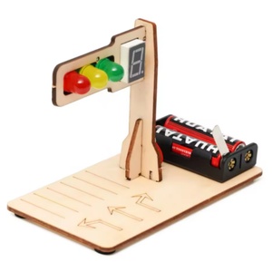 Feu de circulation intelligent DIY et affichage numérique des signaux de circulation – Petite invention pour créateurs, matériaux faits main DIY - Product Image 3