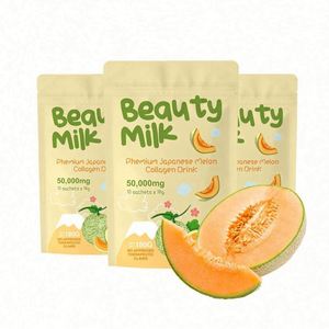 Polvo de Colágeno de Leche de Melón Mairun Premium, Bebida para el Cuidado de la Piel con Sabor a Fresa, Origen CN/GUA, Número de Modelo Usa 823, 1000g - Product Image 4