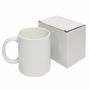 Hot sales Cheap White Sublimation Mug Free Sample Ceramic Sublimation Mug 11oz India Porcelain Mug