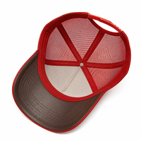 Gorra Trucker con Logotipo Bordado Personalizado OEM, Gorra de Béisbol de 5 Paneles de Cuero PU y Malla, con Abrebotellas Incorporado, Regalo Promocional Publicitario