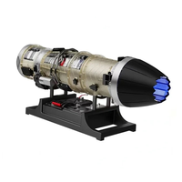 Kit de Montaje DIY de Motor Turbofan de Combate, Modelo de Juguete DM135 con Más de 600 Componentes Electrónicos