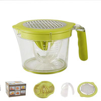 Draagbare Keuken Gadgets Multifunctionele Oranje Squeezer Handmatige Juicer Keuken Handheld Juicer Beker
