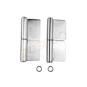 SS201 SS304 дверные петли для снятия двери, внутренние деревянные дверные петли, сверхмощные съемные шарниры для сварки флагов - Product Image 6