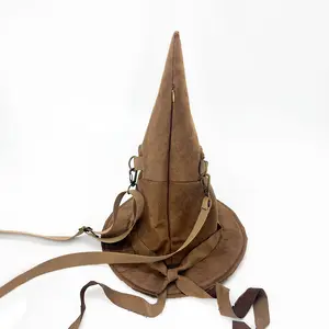 नई आगमन हैरी जादू टोपी शैली बैग फैशन कंधे बैग मोबाइल फोनों के लिए चरित्र छँटाई टोपी आकार बैग