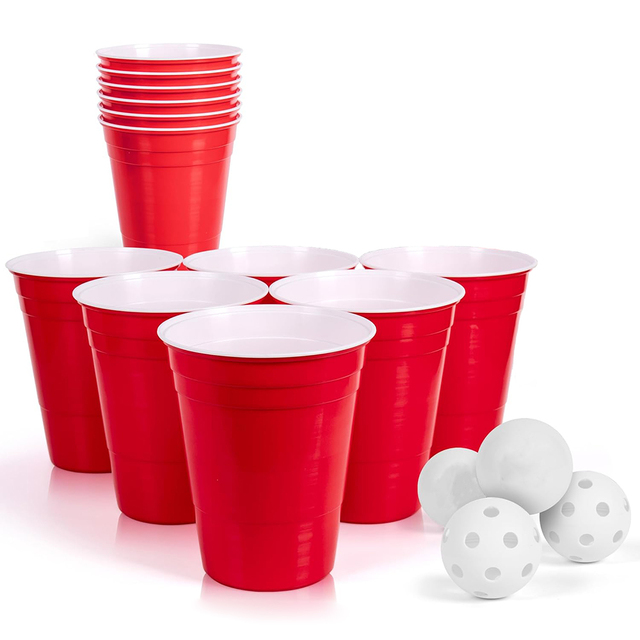 Food Grade Plastic Cups Color Customizable Plastic Cups 16oz Plastic pp Cups Beer Pong Cups Party Favor Cups