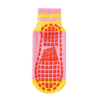 Chaussettes antidérapantes en silicone à tube fin pour trampoline, chaussettes pour parc d'attractions, chaussettes pour l'éveil, chaussettes de yoga, chaussettes Zhuji avec LOGO