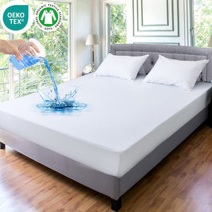 OEKO TEX GOTS fabrika özelleştirme donatılmış levhalar lastikli çarşaf elastik pamuk çarşaf su geçirmez - Product Image 2