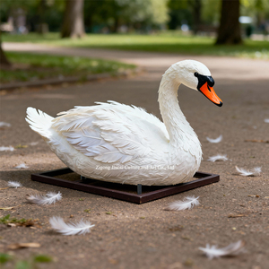 Gerçekçi Çelik Animatronik Kuğu Modeli - Bahçeler, Alışveriş Merkezleri, Açık/Kapalı Sergiler için Gerçekçi Kuş Dekoru (Özelleştirilebilir) - Product Image 3