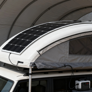 Module solaire monocristallin flexible haute conversion 100W, léger et portable, pour le camping et l'alimentation hors réseau - Product Image 4