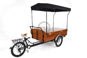 จักรยานขายกาแฟแบบย้อนยุครถขายอาหารรถเข็นขายกาแฟถนนเคลื่อนที่ได้ - Product Image 3