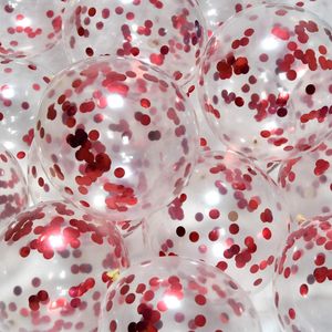 Wholesale Single Confetti Sequin <b>Balloon</b> 12 Inch Glossy Version Clear Transparent <b>Round</b> Christmas Halloween Gift Toy - Product Image 2