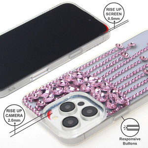 2025 New Arrival Kingsoul Sang Trọng Thời Trang Long Lanh Bling Kim Cương Nhẫn Từ Chủ Chống Sốc Điện Thoại Trường Hợp Bìa Bao Da Cho - Product Image 4