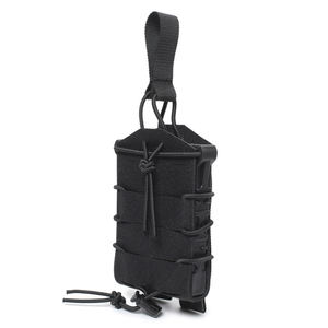 ซองแม็กกาซีนแบบยุทธวิธี สายรัดแบบยืดหยุ่น ไนลอนลายพราง ดึงออกเร็ว สำหรับเสื้อเกราะ น้ำหนักเบา ระบบ MOLLE - Product Image 2