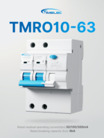 Interruptor Automático Magnetotérmico en Miniatura TMRO10-63, Tipo AC, 6KA, Rcbo, 2 Polos, 40 Amperios