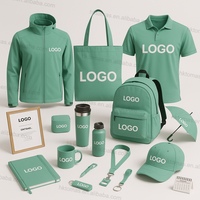 Regalos corporativos de empresa con sudadera con capucha, camiseta, mochila, botella, cuaderno y tapete de escritorio para artículos de regalo de oficina