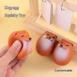 Dog Egg Slow <b>Rebound</b> Stress Relieving Toy with Mesh Pocket PU Material for 5-7 & 14+ Years Unisex Cy - Product Image 5