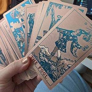 精美定制标志甲骨文塔罗牌套纸扑克牌带阅读学习指南定制包装 - Product Image 2