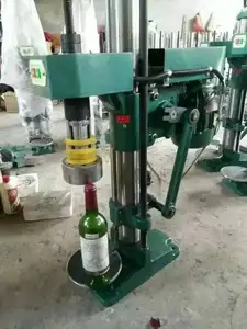 Semi-rolling Cap Metal Screw Corker stopper corer Wine Capping Machine kategori produk