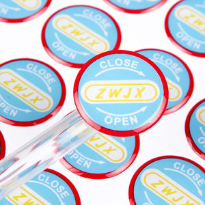 Autocollants promotionnels personnalisés en vinyle transparent avec logo imprimé, en forme de goutte de cristal, pour décoration de voiture, résistants à l'eau et aux UV - Product Image 3