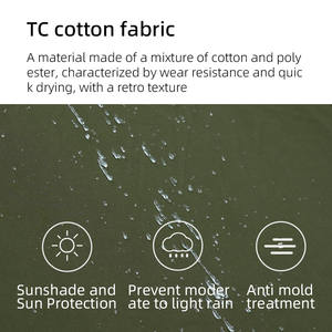 Tienda <span class=keywords><strong>de</strong></span> Campaña Modular Personalizable <span class=keywords><strong>de</strong></span> Algodón TC, Impermeable y Resistente al Moho, para las Cuatro Estaciones, Herramienta <span class=keywords><strong>de</strong></span> <span class=keywords><strong>Supervivencia</strong></span> en la Naturaleza, Senderismo y Excursionismo - Product Image 6