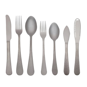 Ensemble de couverts de luxe en titane, couteau, cuillère et fourchette en acier inoxydable, ensemble de couverts pour mariage et fête - Product Image 1
