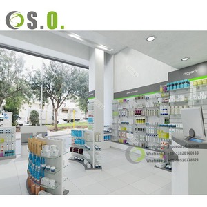 High End Pharmacy Furniture Display Stand Gondola Shelves for Drustore Pharmacy Medical Store - Product Image 3