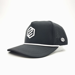 Ultimate 5 Panel Solid Waterproof Golf <b>Cap</b> Custom Embroidery Logo Low MOQ OEM Laser Perforated Breathable <b>Quick</b> <b>Dry</b> Sport Select - Product Image 5