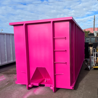 Assurance qualité Couleur Baignoire Style 20 Yard Roll off Dumpsters pour l'élimination des déchets