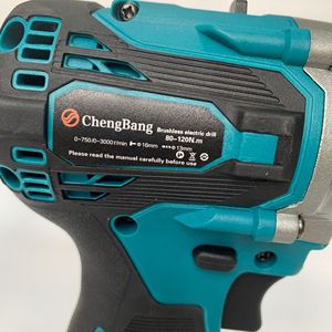20V Rechargeable Lithium Battery Portable Brushless Impact Drill <b>Kits</b> 13mm 120N.m Set - Product Image 5