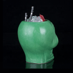 Nuevo Vaso <span class=keywords><strong>de</strong></span> Cóctel Creativo Norteamericano, Pintado a Mano, Vasos Hawaianos Personalizados, Taza <span class=keywords><strong>de</strong></span> Calavera Verde, Taza <span class=keywords><strong>de</strong></span> Cerámica para <span class=keywords><strong>Bar</strong></span>, Tazas Tiki para Cóctel - Product Image 6