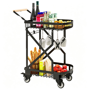 Chariot de courses commercial robuste 340L avec panier métallique grande capacité, roues silencieuses, pour supermarché et usage commercial, kit complet - Product Image 1